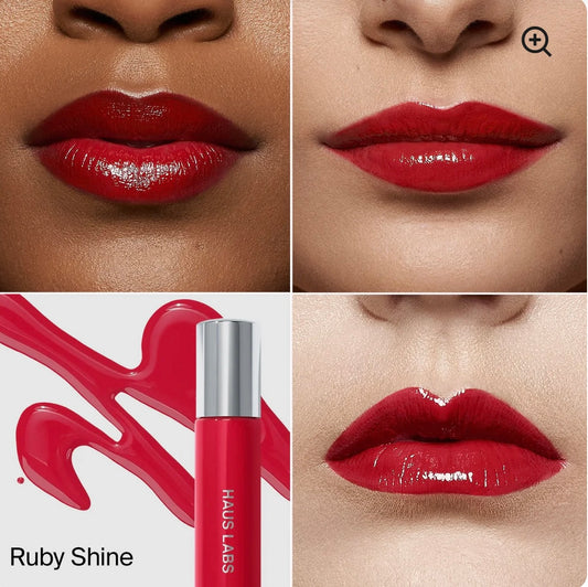 Haus Labs - Atomic Shake Lip Lacquer - Ruby Shine