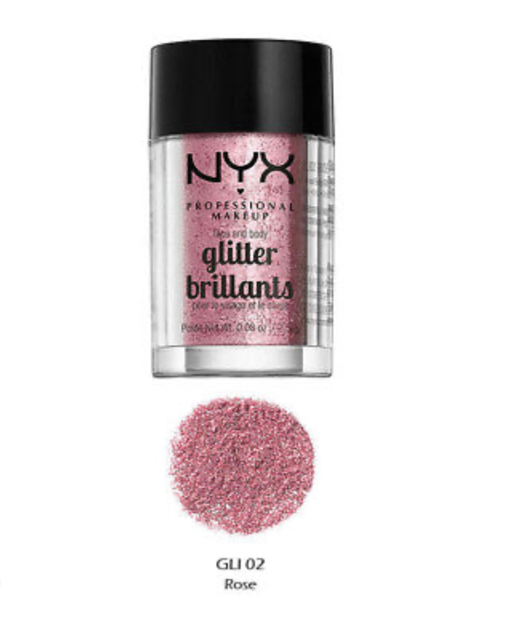 NYX Face and Body Glitter Brilliants Color GLI01 Blue