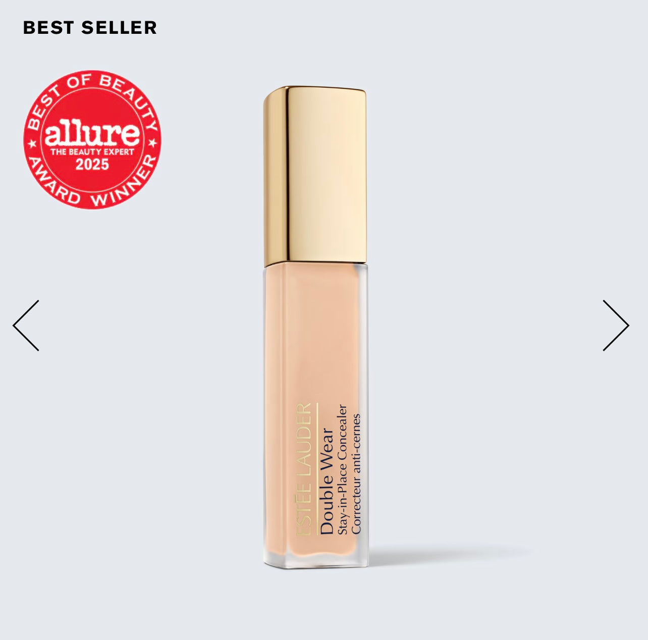 Double Wear
Stay-in-Place 24-Hour Concealer