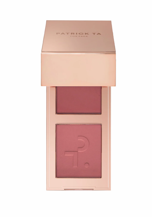 MINI MAJOR HEADLINES DOUBLE-TAKE CRÈME &
POWDER BLUSH DUO