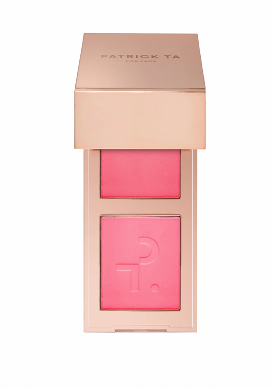 MINI MAJOR HEADLINES DOUBLE-TAKE CRÈME &
POWDER BLUSH DUO